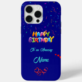 Unik födelsedagsservice iPhone 15 Pro Max Fodral