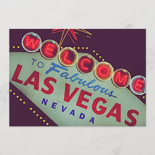 Unik formell inbjudan till Las Vegas Bröllop