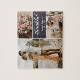 Unik fotosamling för Bröllop Tack Pussel