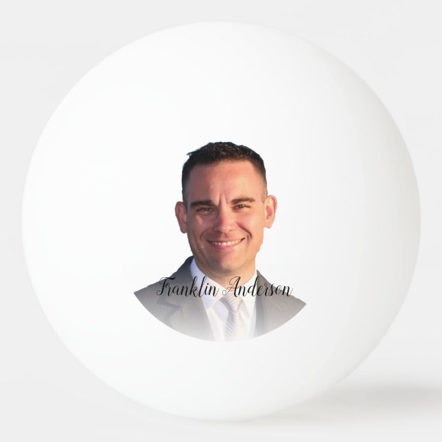 Unik fotoSpeciell ny Fab för fantastisk Monogram Pingisboll (Framsidan)