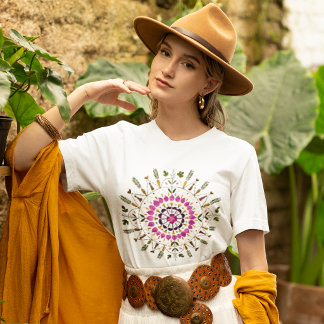 Unik från Original Pressad Blomma av S. Frigui T Shirt