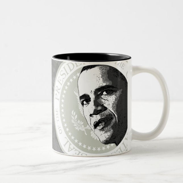 Unik gåva - Barack Obama - president - mugg (Höger)