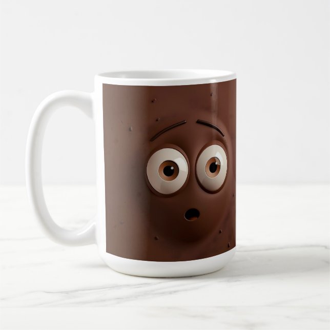 Unik gåva för Chocolate Älskare Funny Mug Kaffemugg (Vänster)