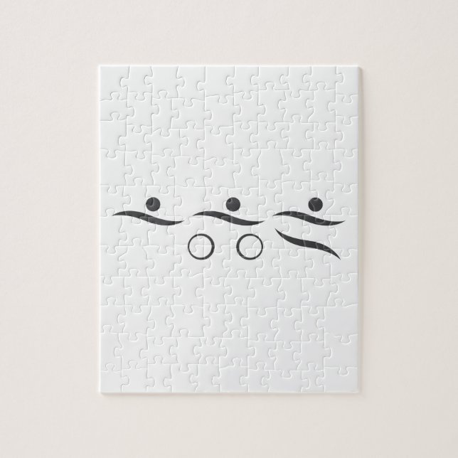 Unik gåva för Triathlon Pussel (Vertikal)