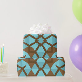 Unik Geometric Festive-Helgdag Presentpapper