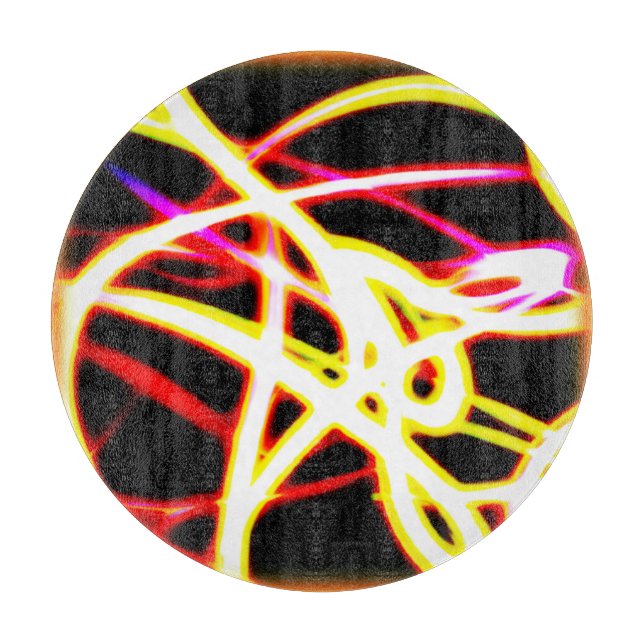 Unik Glowing Neon Mönster. Köp nu (Framsidan)