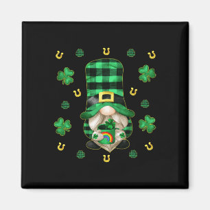 Unik Gnome St. Patricks Day - Cute Buffalo Play Magnet