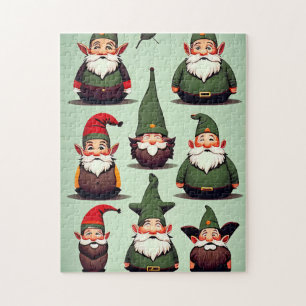 Unik Gnomes Puzzle - 252 Delarare Pussel