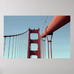Unik Golden Grind Bridge, San Francisco Photo Poster