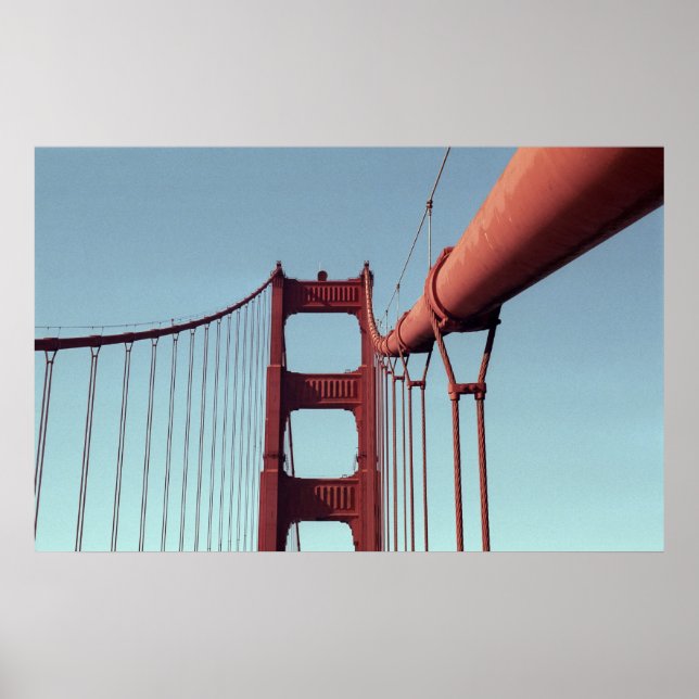 Unik Golden Grind Bridge, San Francisco Photo Poster (Framsidan)