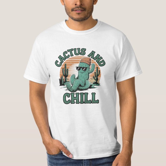 Unik grafik för Cactus Enthusiast T Shirt (Framsida)