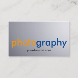 Unik Grått-bakgrundsfotosättarartist Visitkort