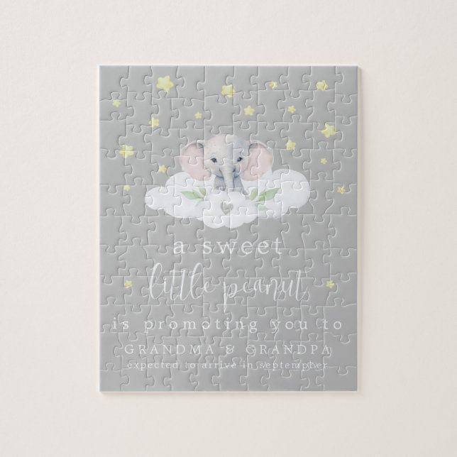 Unik Gravid-meddelandepussel kommer snart Pussel (Vertikal)