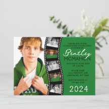 Unik grönt och svart filmremsa 6 Photo Studenten
