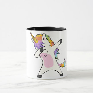 Unik gullig Unicorn som baddar den nya muggen Mugg