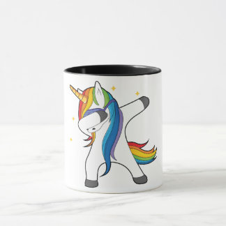 Unik gullig Unicorn som baddar muggen Mugg
