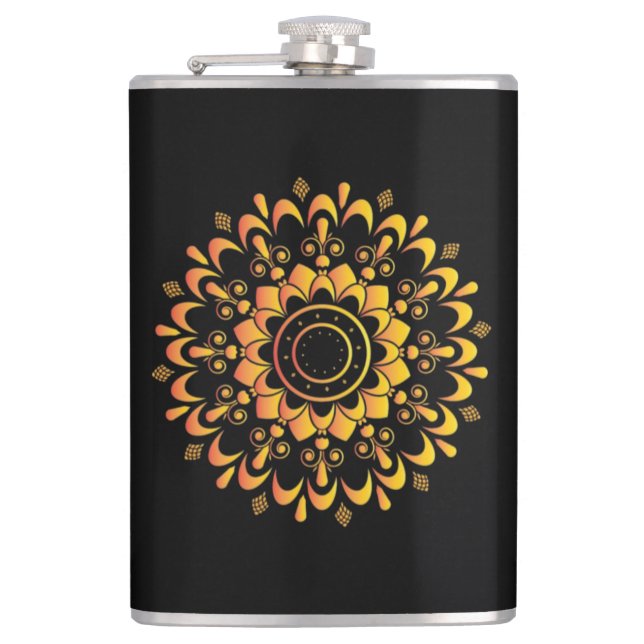 Unik gyllene mandaladesign-95747 fickplunta (Framsidan)