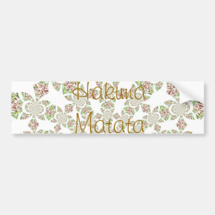 Unik Hakuna Matata-design: Serene Vibes Bildekal