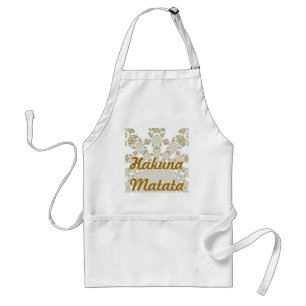 Unik Hakuna Matata-design: Serene Vibes Förkläde