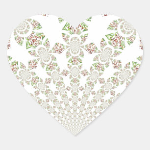 Unik Hakuna Matata-design: Serene Vibes Hjärtformat Klistermärke
