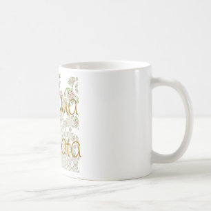 Unik Hakuna Matata-design: Serene Vibes Kaffemugg