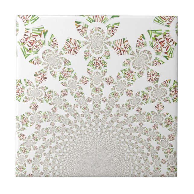 Unik Hakuna Matata-design: Serene Vibes Kakelplatta (Framsidan)