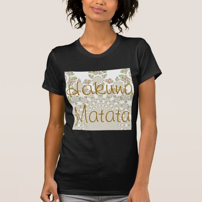 Unik Hakuna Matata-design: Serene Vibes Tröja (Framsida)