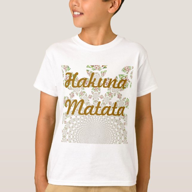 Unik Hakuna Matata-design: Serene Vibes Tröja (Framsida)