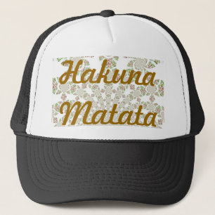 Unik Hakuna Matata-design: Serene Vibes Truckerkeps