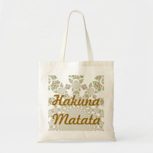 Unik Hakuna Matata-design: Serene Vibes Tygkasse