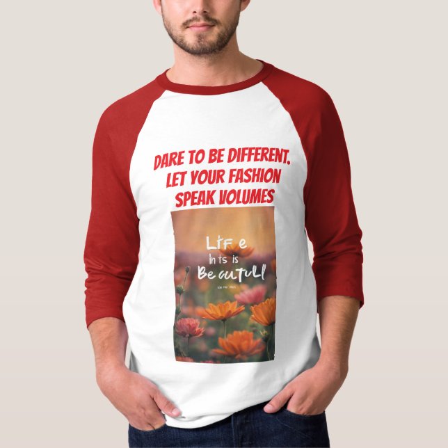 UNIK HÅLLBAR KONSTRUKTION FÖR UNGA GUYS T SHIRT (Framsida)