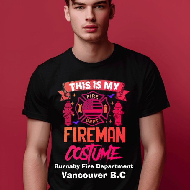 Unik Halloween-brandbekämpningskonstruktion T Shirt (Skapare uppladdad)