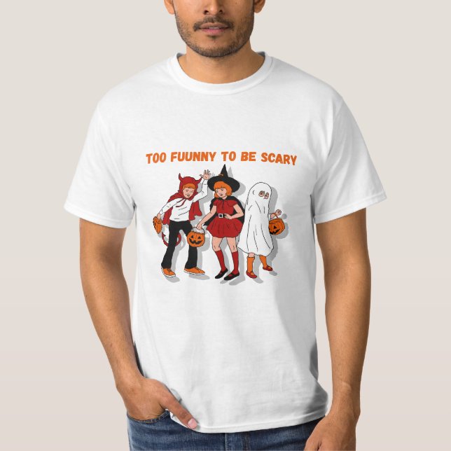 Unik Halloween-design . T Shirt (Framsida)