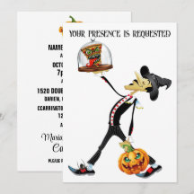 Unik Halloween-inbjudan