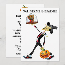 Unik Halloween-inbjudan Inbjudningar