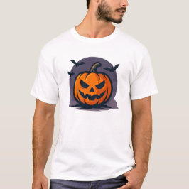 Unik Halloween-Jack-O'-Lanterndesign T Shirt