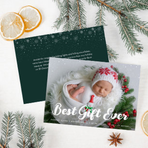 Unik helgdag-födsel meddelande