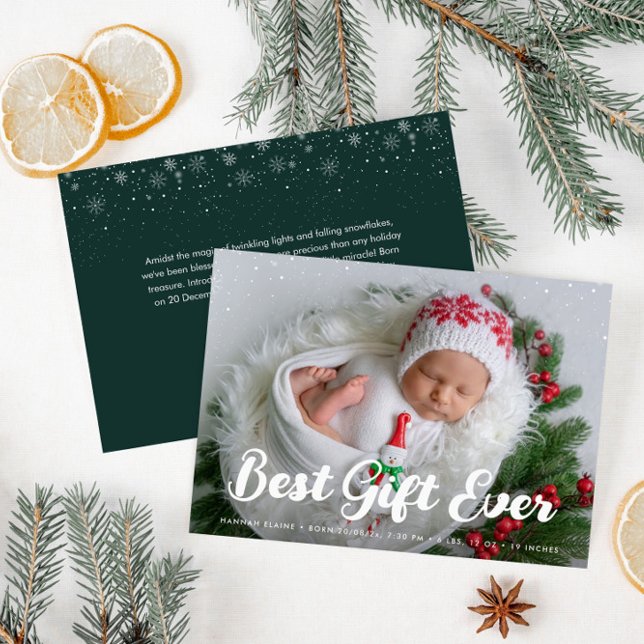 Unik helgdag-födsel meddelande (Skapare uppladdad)