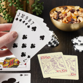 Unik historik för cupid- och Psyche-grekiska mytol Casinokort
