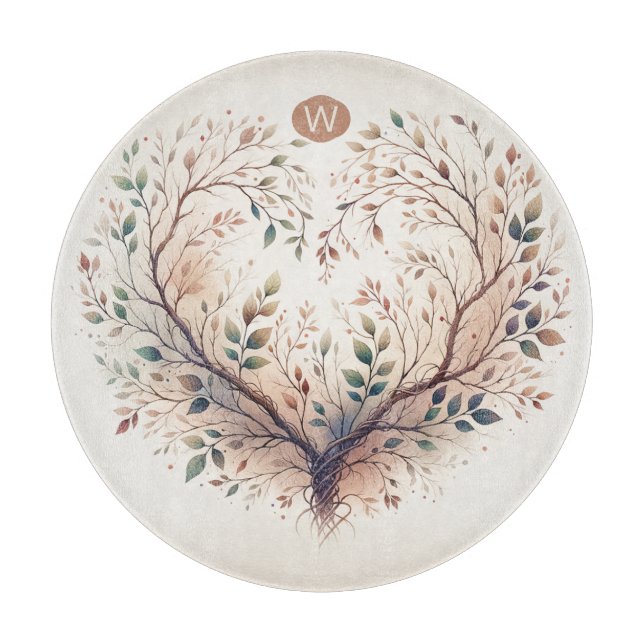 Unik hjärtmonogram (Framsidan)