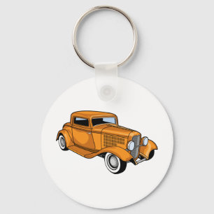 Unik Hot rod Nyckelring