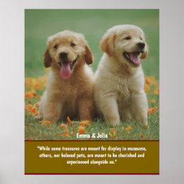 Unik Hund älskare-gåva, utskrifter för husdjursmin Poster