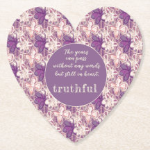 Unik i glam/lila-blommigt