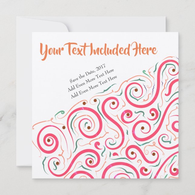 Unik inbjudan till Abstrakt efter LH (Framsida)