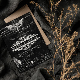Unik inbjudan till Alchemy Gothic Wedding