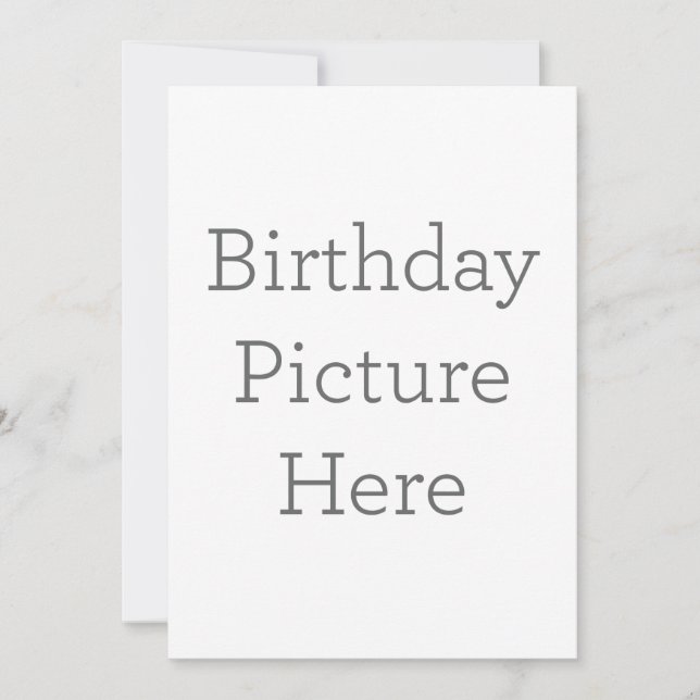 Platt inbjudan, Storlek: 12,7 x 17,8 cm, Papper: Signature matt, Hörn: Kvadrat, Kuvert: Vit, Tryckkvalitet: Standard (Framsida)