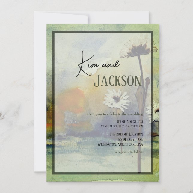 Unik inbjudan till konstblomning (Framsida)