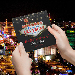 Unik inbjudan till Las Vegas Bröllop eller Party