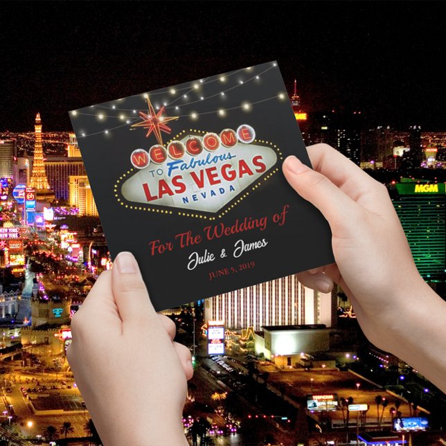 Unik inbjudan till Las Vegas Bröllop eller Party (Skapare uppladdad)