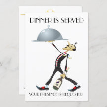 Unik inbjudan till middag/Samling